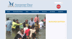 Desktop Screenshot of adventistdeaf.org